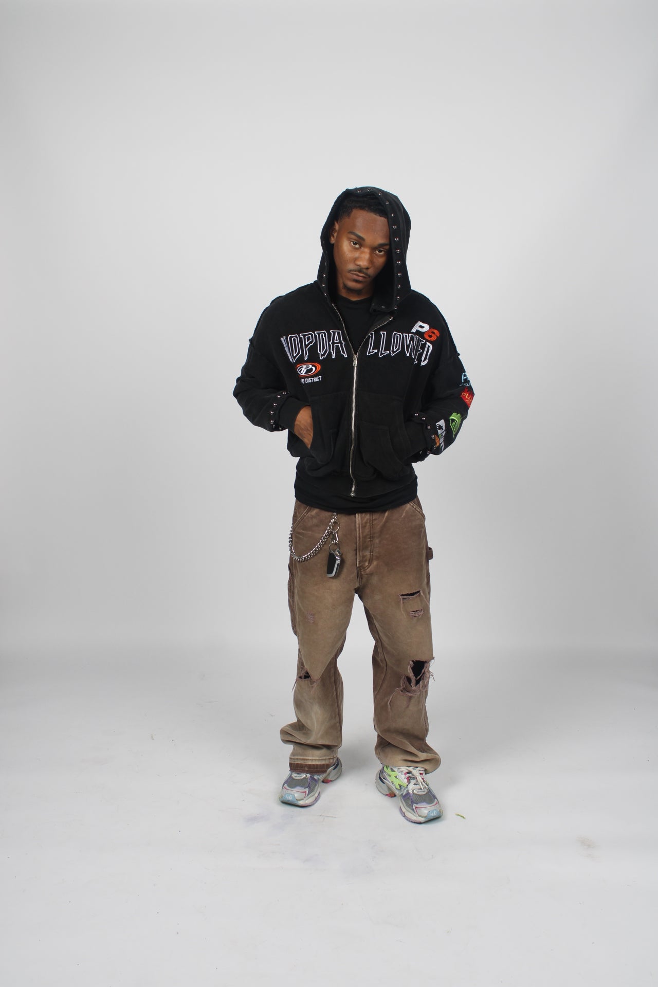 Reverse Stitching French Terry Zip Up