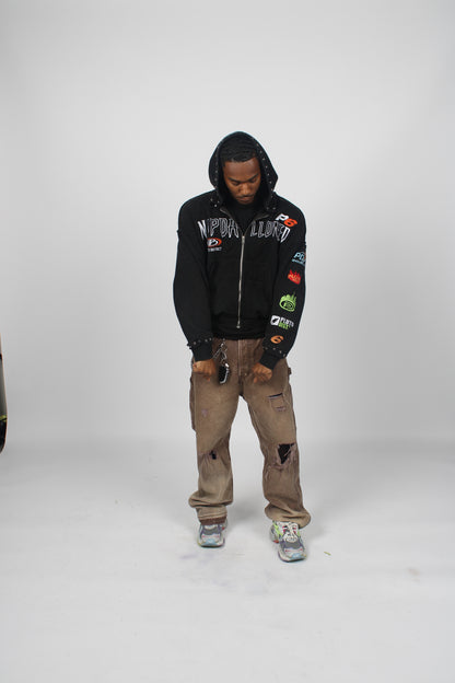 Reverse Stitching French Terry Zip Up