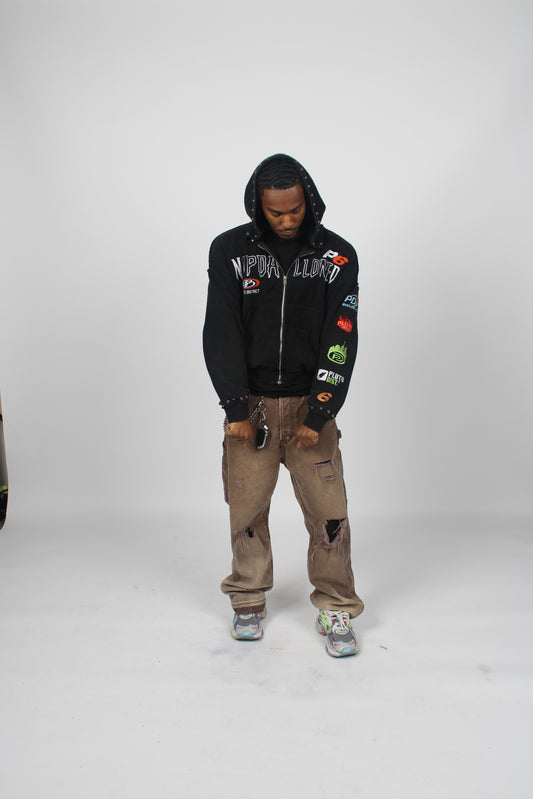 Reverse Stitching French Terry Zip Up