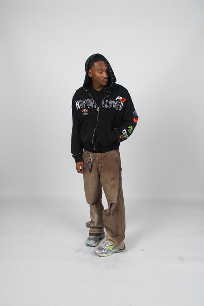 Reverse Stitching French Terry Zip Up