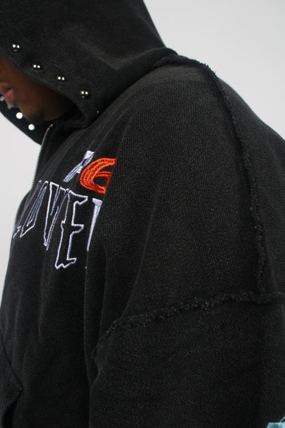 Reverse Stitching French Terry Zip Up